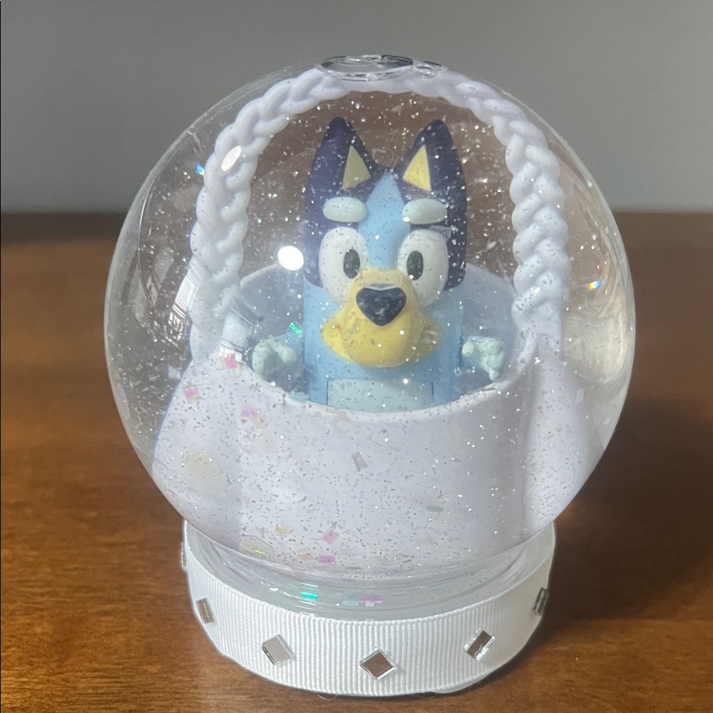 Easter Bluey Snow Globe